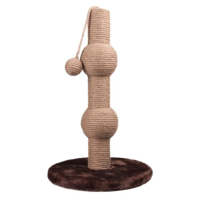 Кігтеточка Flamingo Curvy Scratching стовпчик, Драпак, для котів, 30×30×49 см