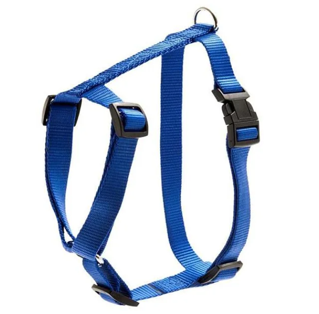 Шлея Flamingo Art Sportiv Harness для собак, нейлон, синий, 2.5×65-100 см