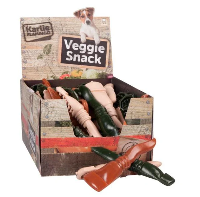 Лакомство Flamingo Veggie Toothpaste для собак, без глютена, 10 см