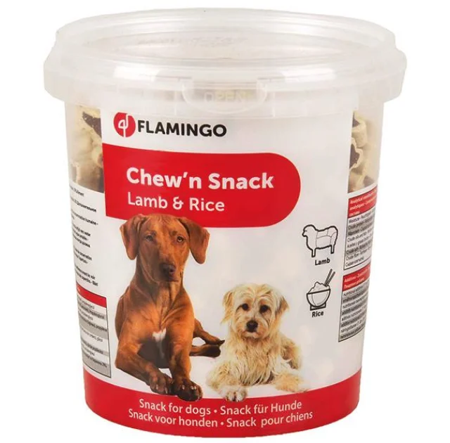 Лакомство Flamingo Bones Lamb&Rice косточка, для собак, ягненок, 50 г
