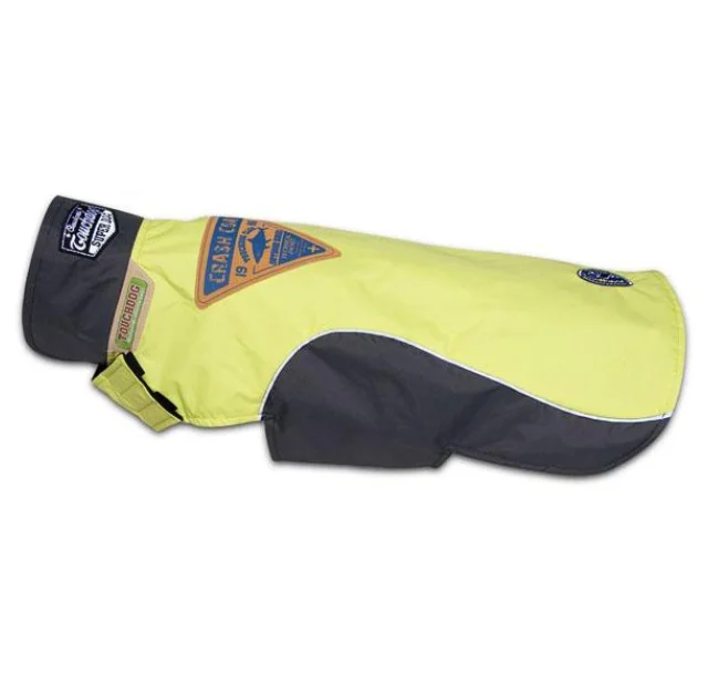 Плащ Flamingo Touchdog Coat для собак, размер XL, салатово-серый, 47×62×38 см