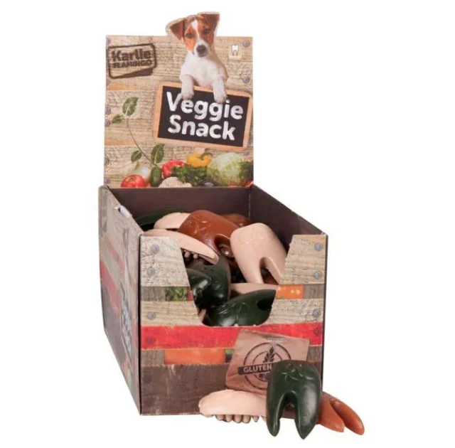 Лакомство Flamingo Veggie Tooth для собак, без глютена, 8 см, 3 шт