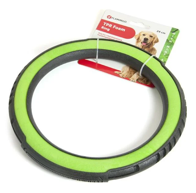 Іграшка Flamingo Foam Livia Ring кільце, для собак, з ароматом м'яти, L