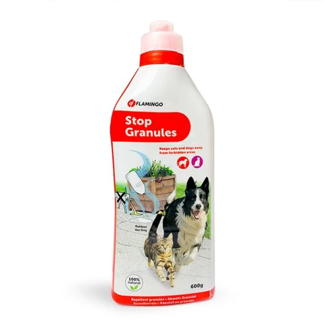 Гранулы Flamingo Stop Granules отпугивающие от "запрещенных" зон для кошек и собак, 600 г