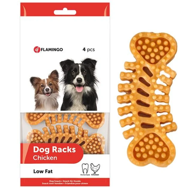 Лакомство Flamingo Chewing Snack Chicken жевательное, для собак со вкусом курицы, 120 г