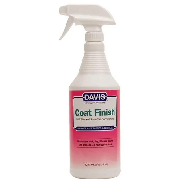 Средство Davis Coat Finish для восстановления шерсти у собак и котов, 946 мл