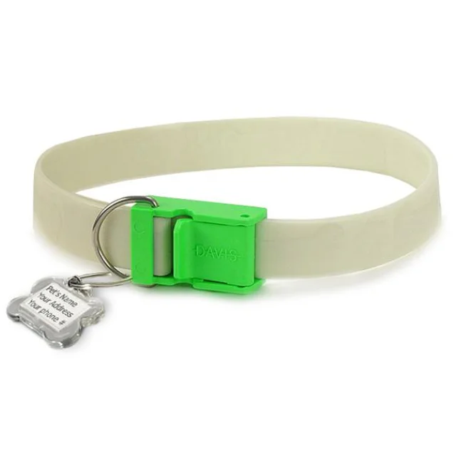 Ошейник Davis FurEver Brite Safety Collar для собак, светящийся, размер S, 48×1.9 см