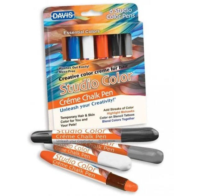 Крейда Davis Essential Colors фарбувальний, для вовни, волосся, шкіри