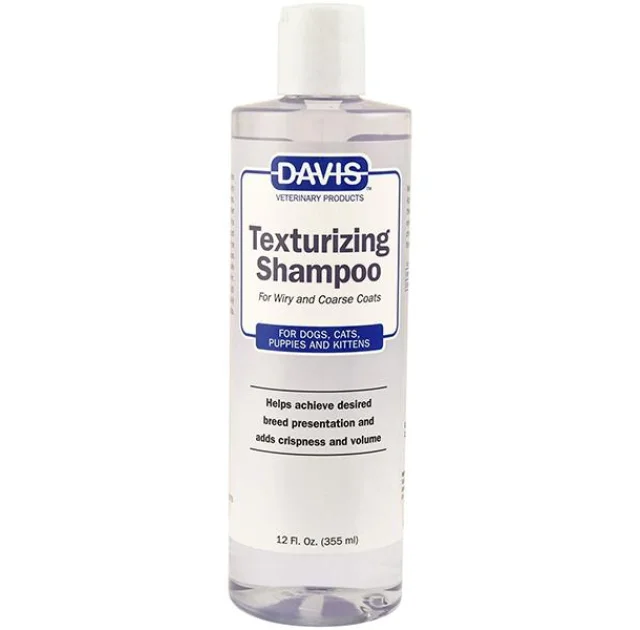 Шампунь Davis Texturizing Shampoo для жесткой и объемной шерсти у собак и котов, концентрат, 50 мл