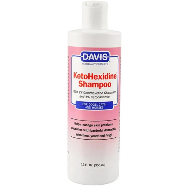 Шампунь Davis KetoHexidine Shampoo для собак и котов с заболеваниями кожи, 3.8 л