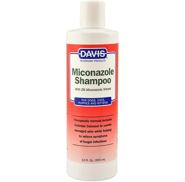 Шампунь Davis Miconazole Shampoo для собак і котів із захворюваннями шкіри, 355 мл