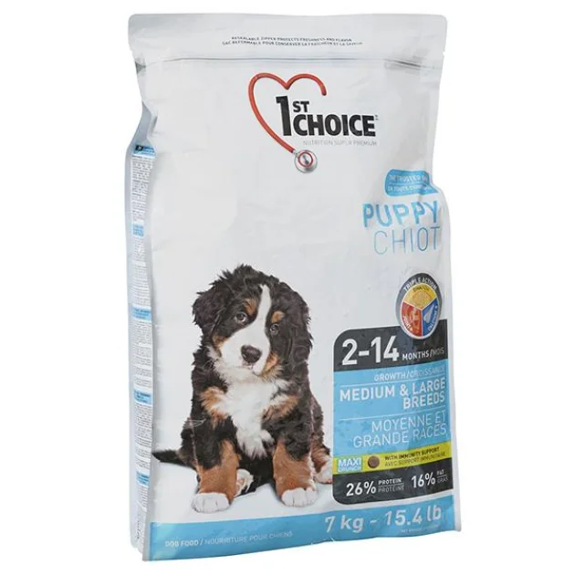 Сухий корм 1st Choice Puppy Medium & Large Chicken для цуценят середніх і великих порід, з куркою, 350 г