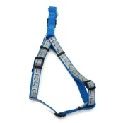 Cветоотражающая шлея Coastal Lazer для собак, бирюзовый, 1.6 см×48-66 см