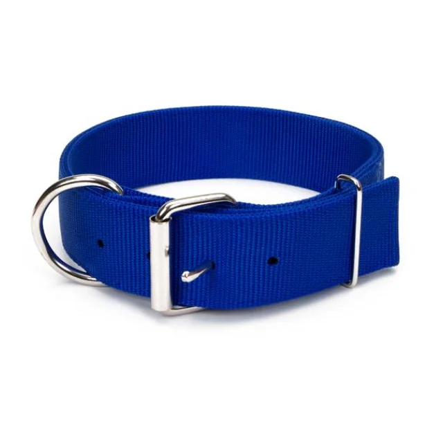 Нашийник подвійний Coastal Macho Dog для собак, синій, 4.5×70 см