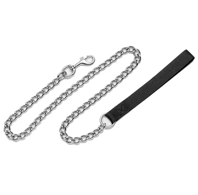 Повідець-ланцюжок Coastal Titan Chain Dog Leash для собак, чорний, 6 мм×1.2 м