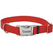 Нашийник Coastal Titan Buckle для собак, червоний, 2×30-45 см