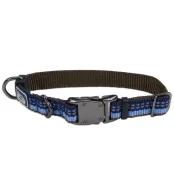 Нейлоновый ошейник Coastal K9 Explorer для собак, синий, 1.6×20-30 см