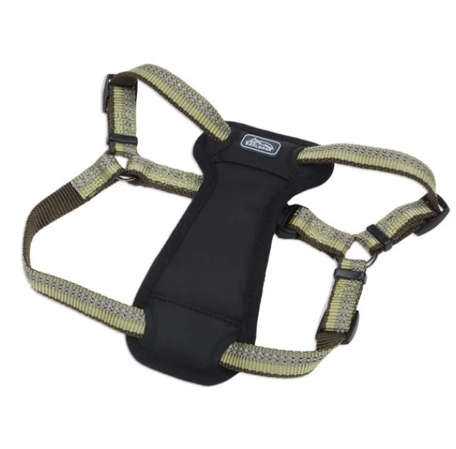 Нейлоновая шлея Coastal K9 Explorer c нагрудником для собак, зеленый, 1.6×30-45 см