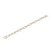 Ошейник из куроганной стали Sprenger Long Link с широким звеном для собак, 4 мм, 58 см