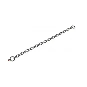 Нашийник Sprenger Long Link для собак, з середньою ланкою, чорна сталь, 4 мм, 69 см