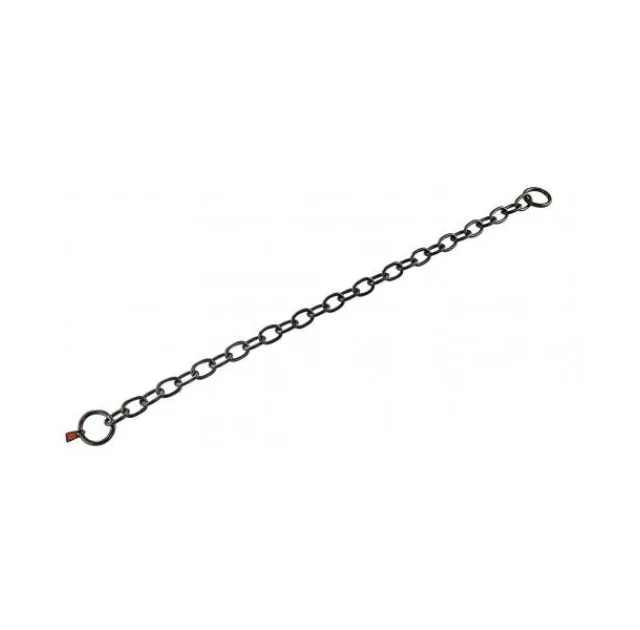 Ошейник Sprenger Long Link для собак, со средним звеном, черная сталь, 4 мм, 74 см