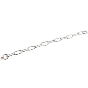 Ошейник Sprenger Extra Long Link для собак, с широким звеном, нержавеющая сталь, 4 мм, 80 см