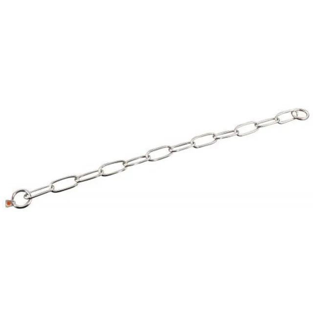 Ошейник Sprenger Extra Long Link для собак, с широким звеном, нержавеющая сталь, 4 мм, 80 см