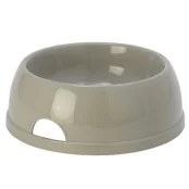 Миска Moderna ЭКО для кошек, пластик, светло-серая, 200 мл, d-11.5 см