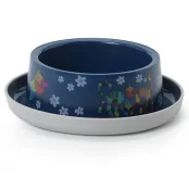 Миска Moderna Trendy Dinner Friends Forever для кошек, черничная, 350 мл, d-16 см