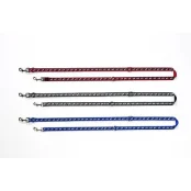 Тренувальний поводок-перестіжки Pet Pro для собак, нейлон, червоний, 2 м×25 мм