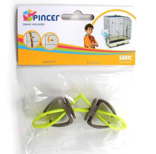 Тримач для ласощів птахів Savic Snack Holder, з кріпленням в клітку, 2 шт