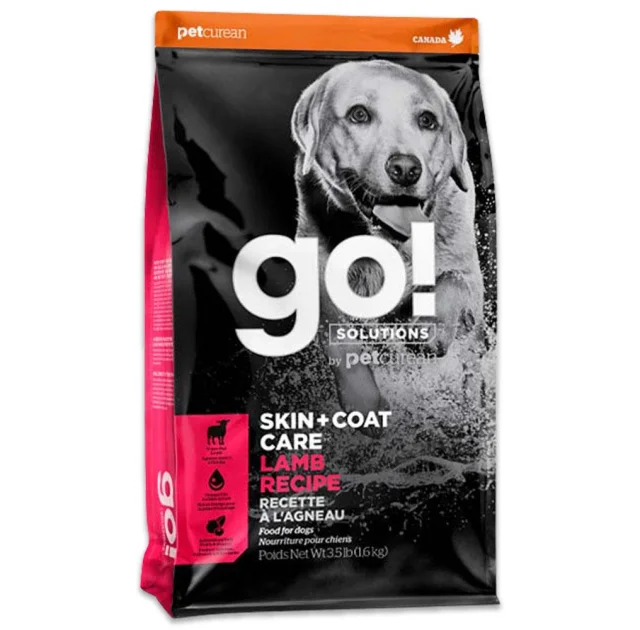 Сухий корм GO! Solutions Skin & Coat Care Lamb для собак і цуценят, з ягням і вівсянкою, 1.59 кг