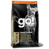 Сухой корм GO! Solutions беззерновой, для собак и щенков с чувствительным пищеварением, с уткой, 10 кг