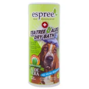 Сухий шампунь Espree Tea Tree & Aloe Dry Bath з алое вера і маслом чайного дерева для собак, 177 мл