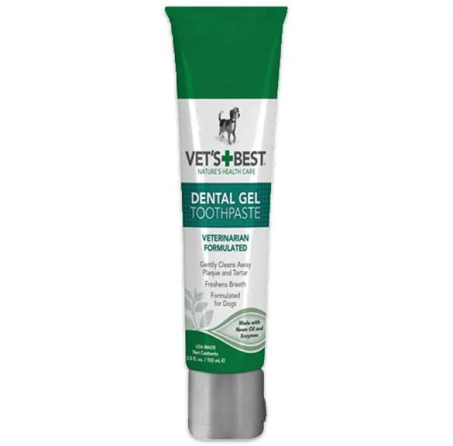 Гель для чистки зубов Vet`s Best Dental Gel для собак, 103 мл