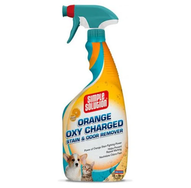 Дезодоруючий засіб Simple Solution Stain & Odor Orange Oxy Charged для нейтралізації запаху, 945 мл