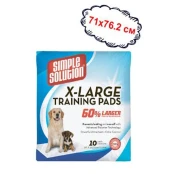 Влагопоглощающие гигиенические пеленки Simple Solution X-Large Training Pads, 71 x 76.2 см, 10 шт