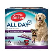 Пеленки Simple Solution All Day Premium Dog Pads с ароматом лаванды, 60 х 58 см, 50 шт