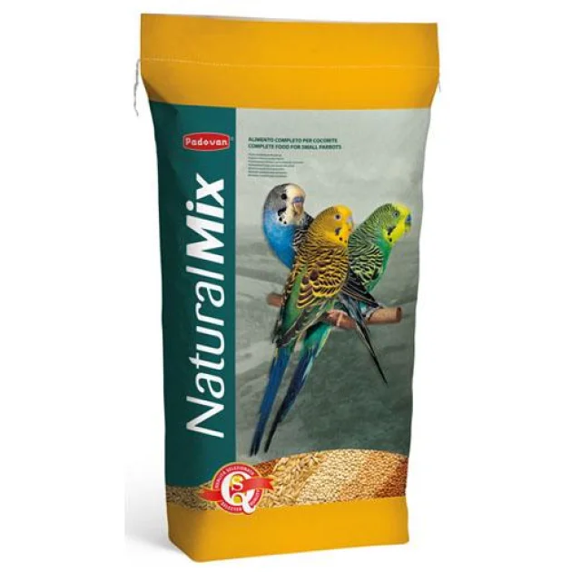 Повседневный корм Padovan NatMix Cocorite для волнистых попугаев, 20 кг