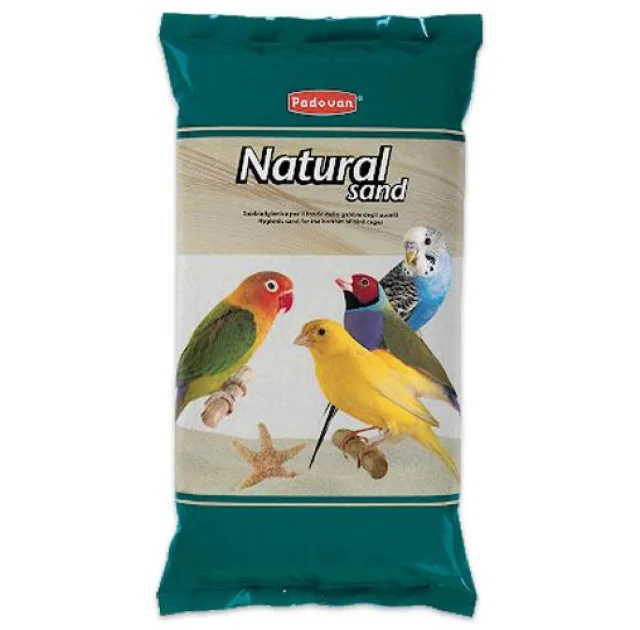 Наповнювач Natural Sand кварцовий, для пташині клітки, 5 кг