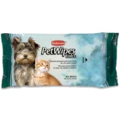 Очищающие влажные салфетки Padovan Pet Wipes Talco, 40 шт