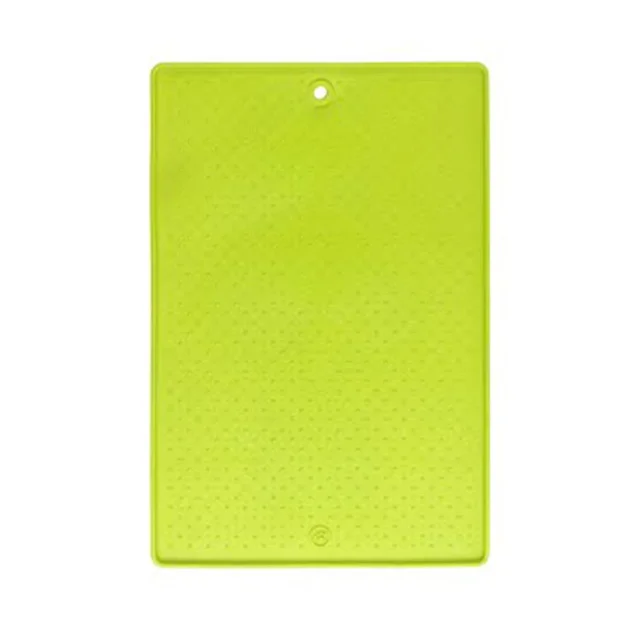 Коврик Dexas Pet Bowl, силиконовый под миски, большой, зеленый, 43х57 см