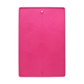 Коврик Dexas Pet Bowl, антискользящий для собак и кошек розовый, малый, 33х48 см