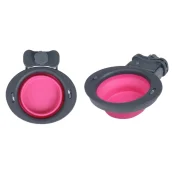 Миска для клетки Dexas Kennel Bowl для собак и кошек, розовая, 240 мл