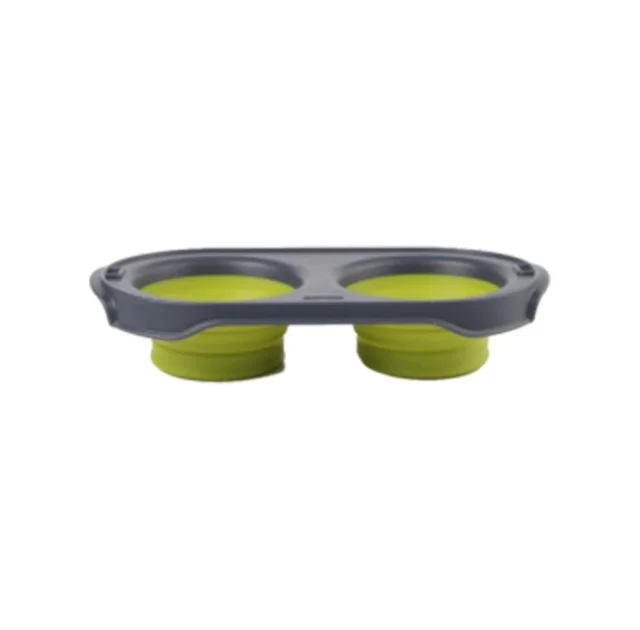 Миска Dexas Pet Feeder складная миска, для собак, зеленая, 1200 мл
