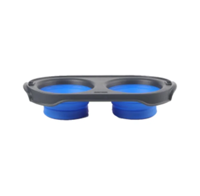Миска Dexas Pet Feeder складная миска, для собак, синяя, 1200 мл