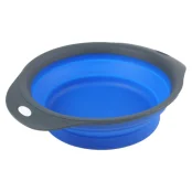 Миска Dexas Collapsible Pet Bowl для собак и кошек, синяя, 1440 мл