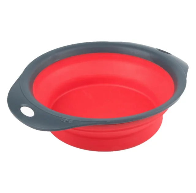 Миска Dexas Collapsible Pet Bowl для собак и кошек, красная, 720 мл