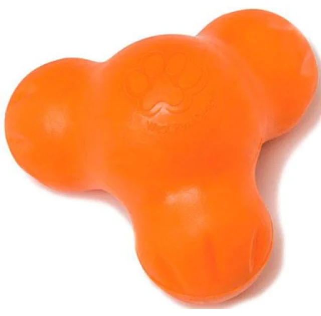 Іграшка West Paw Tux Large Tangerine для собак, 13 см