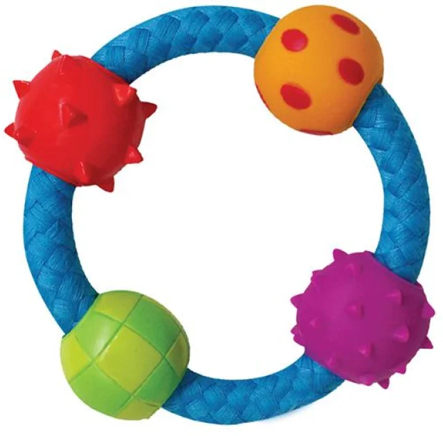 Іграшка Petstages Канат кільце з м'ячиками, для собак